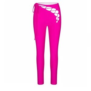 SKIMS Hot Pink Cutout Leggings